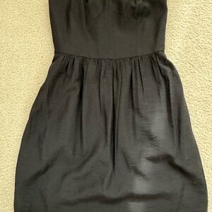 LOFT Black Strapless Dress